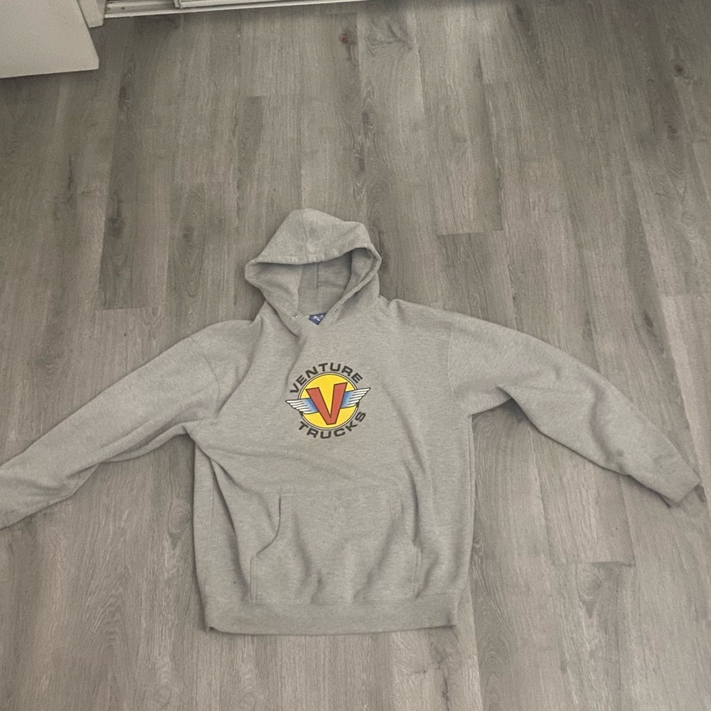 RARE Venture Trucks Logo Pull Over Skate Hoodie